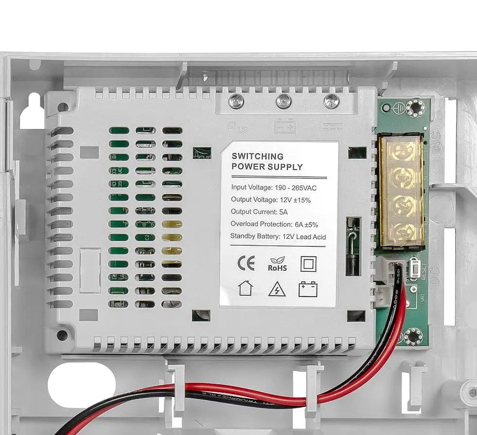 Джерело безперебійного живлення (ДБЖ) UPS Kraft PSU1205LEDP для роутера відеоспостереження 12V 5А - фото 3