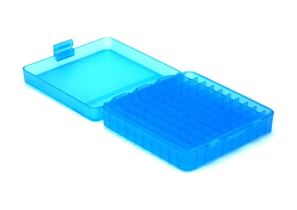 Коробка Proclean box LG-100 на 100 потронів кал. 9 мм; 380 ACP, колір – голубий - фото 2