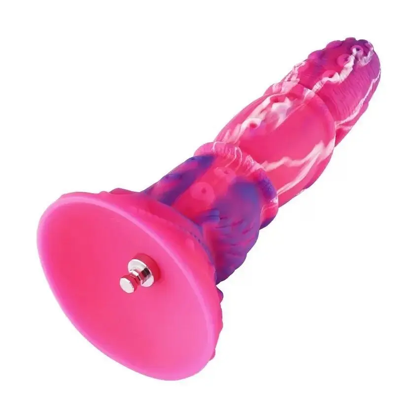 Фалоімітатор Hismith Tentacle Silicone Dildo Monster Series KlicLok та присоска для секс-машин