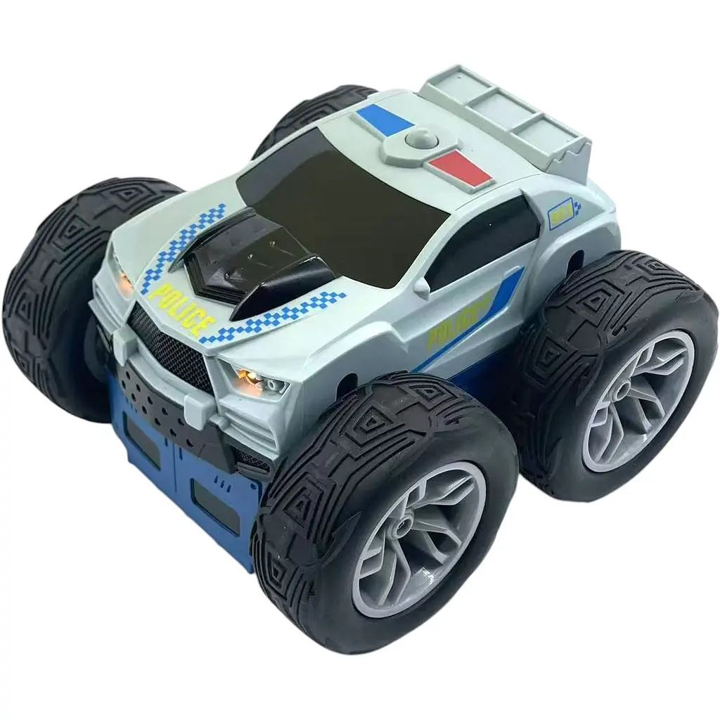 Машинка игрушечная Revolt Rescue Racers на радиоуправлении двухсторонняя сине-серая (TG1009GREY) - фото 3