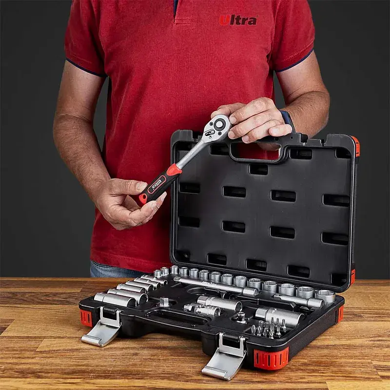 Набір насадок торцевих і біт 3/8" 39 шт CrV Taiwan ULTRA (6003092) - фото 7