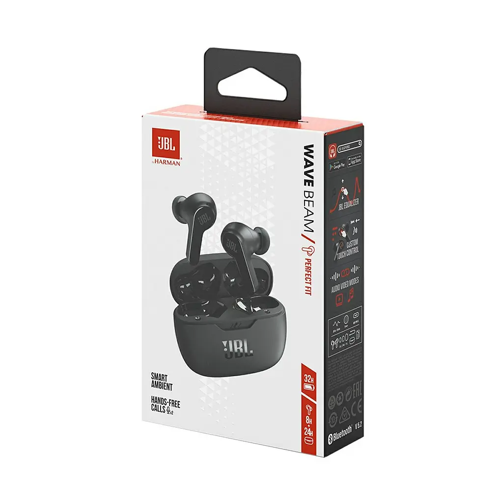 Навушники JBL Wave Beam Black (JBLWBEAMBLK) - фото 3