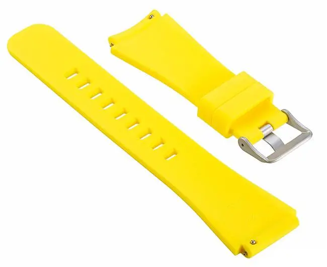 Силиконовый ремешок Primo для часов Samsung Galaxy Watch 46 мм SM-R800 Yellow - фото 5