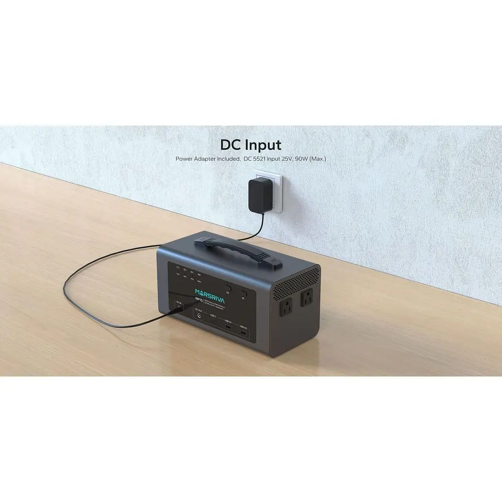 Зарядна станція Marsriva MP3S 300Вт (313.6 Вт/г) / 300 Вт / 313 Вт/ч / LiFePO4 (MP3SV2_MARSRIVA) - фото 6