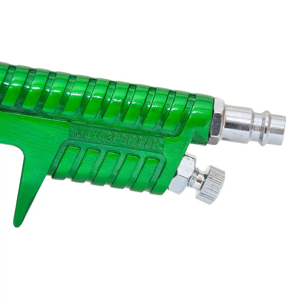 Фарборозпилювач Sigma HVLP 1.7 мм з верхнім баком 600 мл Green (6812111) - фото 4