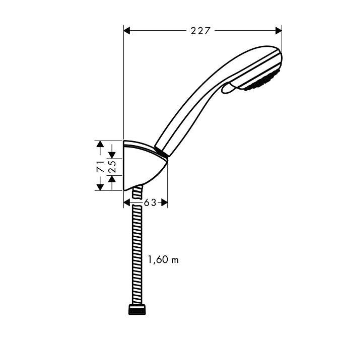 Душовий гарнітур Hansgrohe Crometta 85 Vario 27559000, Хром - фото 2
