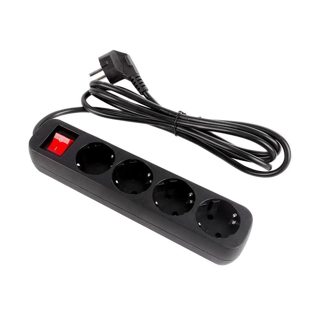 Мережевий фільтр живлення ColorWay CW-PSEA42BK /2M black (CW-PSEA42BK) - фото 5