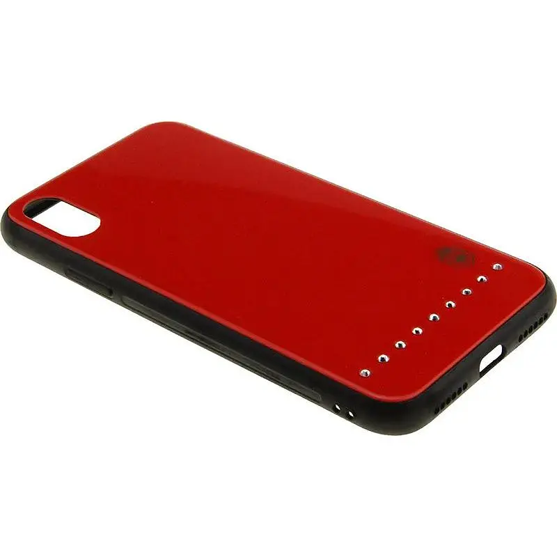 Чохол-накладка Remax Batili Series Glass Case Apple iPhone X Red - фото 5