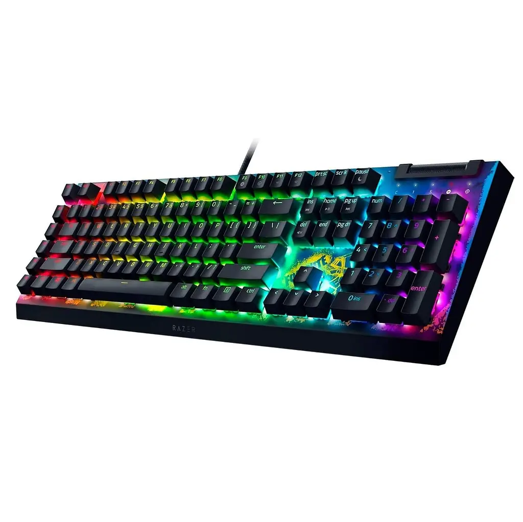 Клавіатура Razer BlackWidow V4 X Yellow Switch FORTNITE USB Black (RZ03-04703600-R3M1) - фото 2