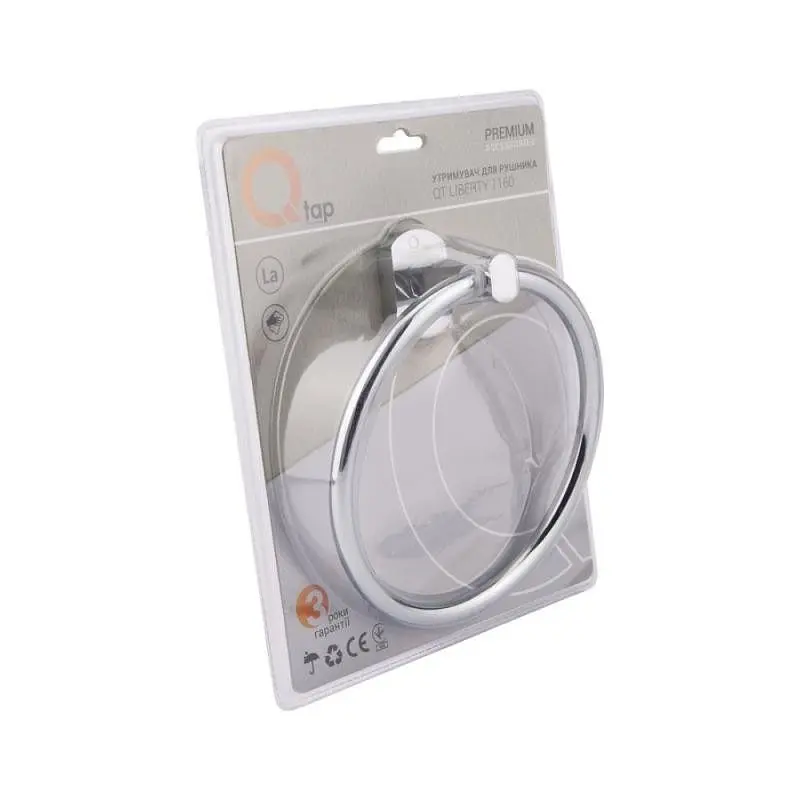 Тримач для рушника Qtap Liberty CRM 1160 Хром - фото 6