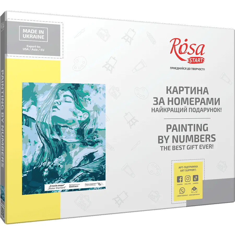 Картина за номерами Rosa Start Стихія води 35x45 см в коробці - фото 2
