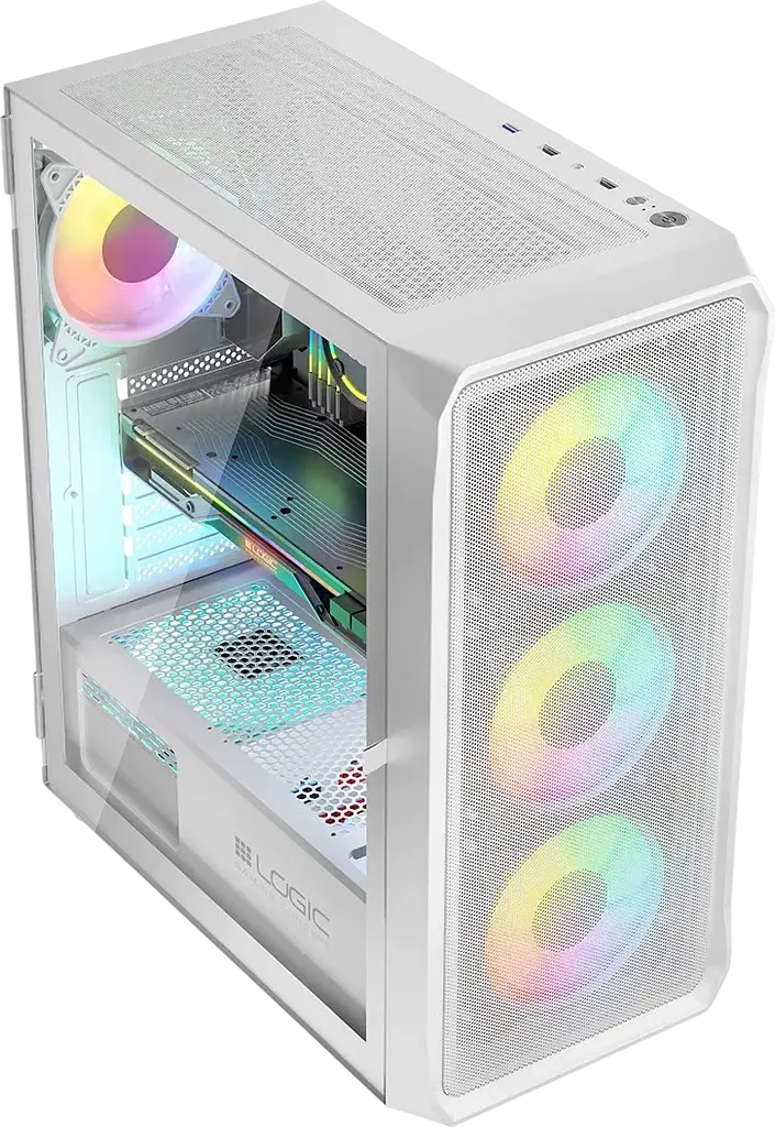 Корпус LogicConcept ARGB Midi ARGB White (AT-PORTOS-20-0000000-0002) - фото 3