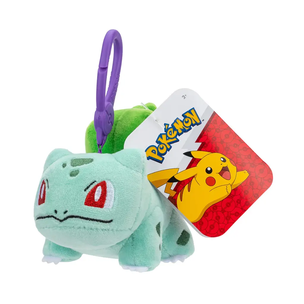 М'яка іграшка на кліпсі POKEMON - БУЛЬБАЗАВР W11 - фото 5