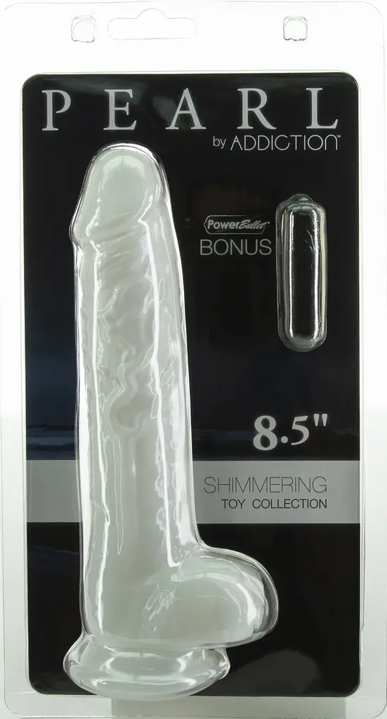 Фалоімітатор Addiction Pearl 8.5 Dildo, 21.6 см + віброкуля в подарунок - фото 6