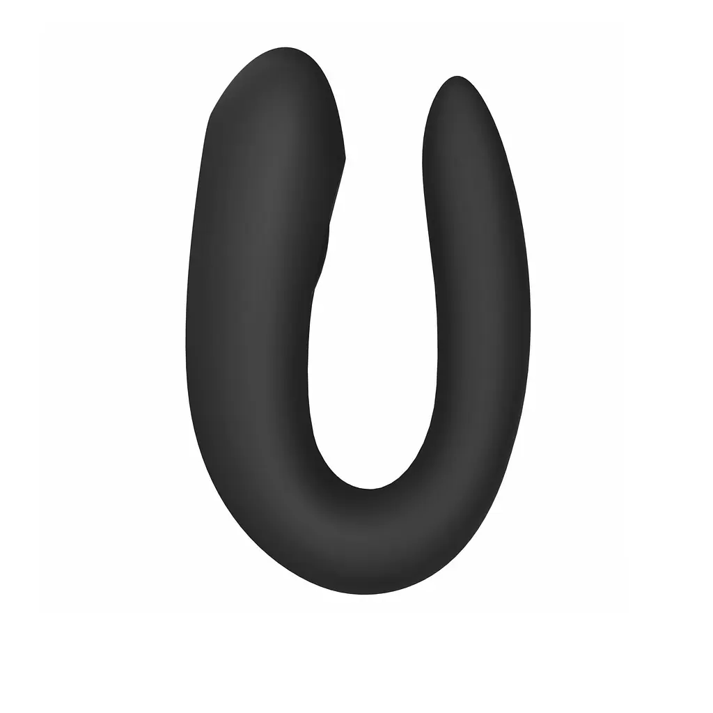 Смарт-вібратор для пар Satisfyer Double Joy Black із широким кліторальним стимулятором - фото 4