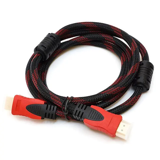 Кабель шнур HDMI-HDMI високої чіткості V1.4 довжина 10м в нейлоновій оплетці
- фото 3