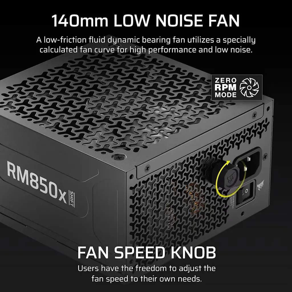 Блок питания Corsair RM850x 850W ATX 3.1 80+ Gold (CP-9020299-EU) - фото 3