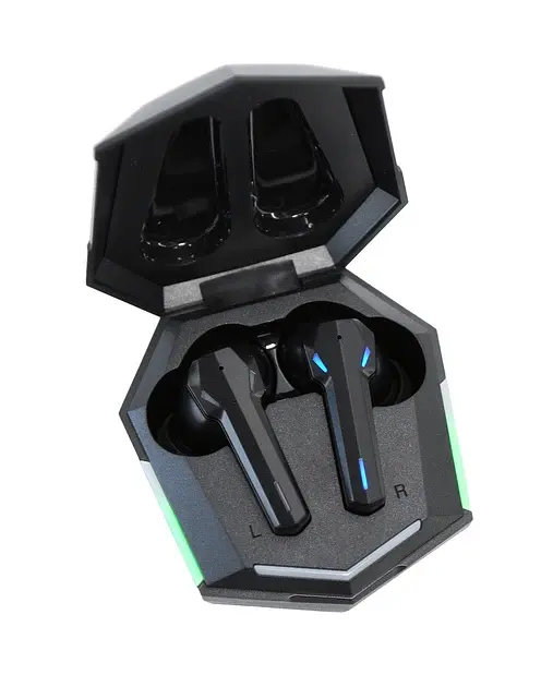 Bluetooth-гарнітура 4you CRUX black Game Design, BT 5.1 - фото 2