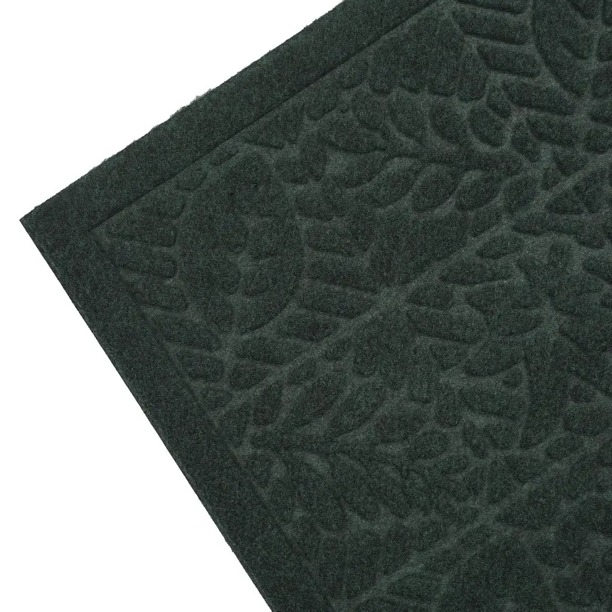 Килимок придверний Eco Fabric Листя без кромки смарагд 40 х 60 см (4060-010) - фото 5