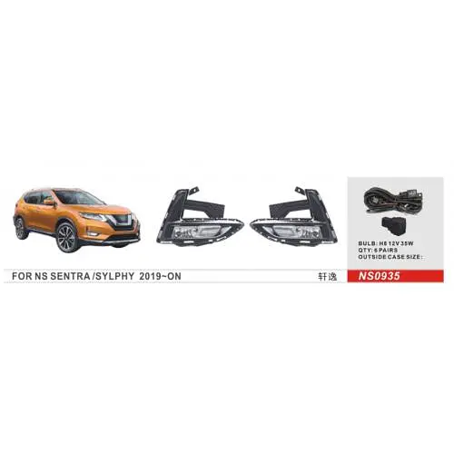 Фари дод. модель Nissan Sentra 2019-/NS-0935/H8-12V35W/eл.проводка