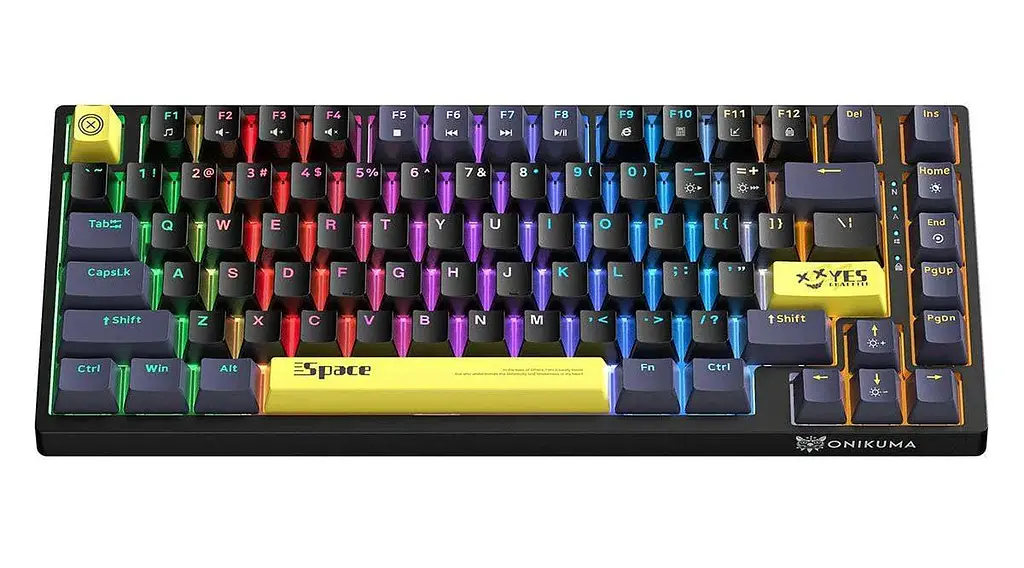 Клавіатура Onikuma ігрова M-52 з RGB підсвіткою бездротова геймерська Bluetooth для ПК і Mac - фото 2