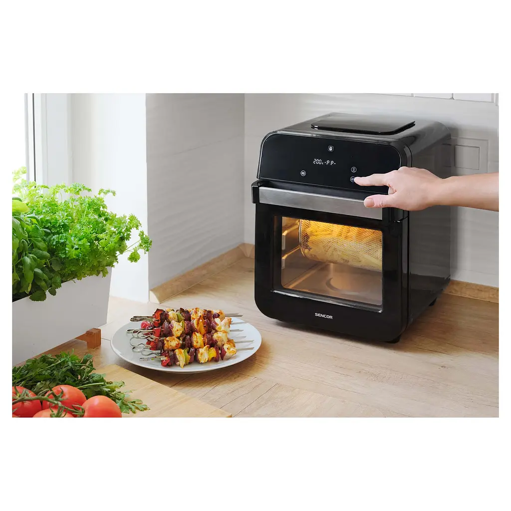 Мультипіч Sencor VITA 1500Вт 12л 60-200°C нержавіюча сталь платик чорний - фото 8