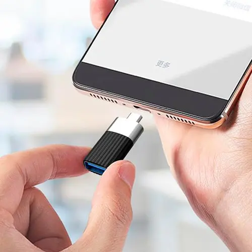 Конектор XO NB149-G USB 2.0 to Micro Чорний - фото 5