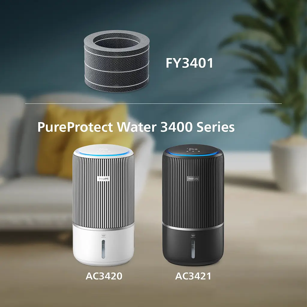 Увлажняющий фильтр Philips PureProtect Water 3400 (FY3401/00) - фото 4
