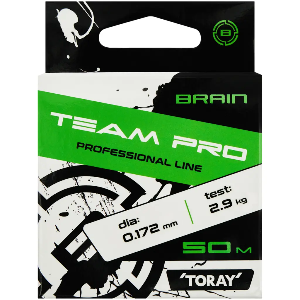 Волосінь Brain Team Pro 50m (clear) 0.172mm 2.9kg (1858.26.86) - фото 2