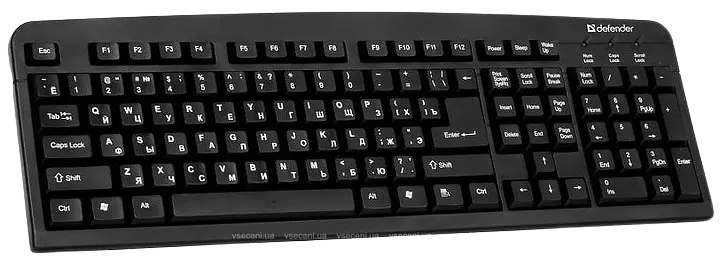 Клавіатура Defender Element HB-520 UKR Black (45529) - фото 4