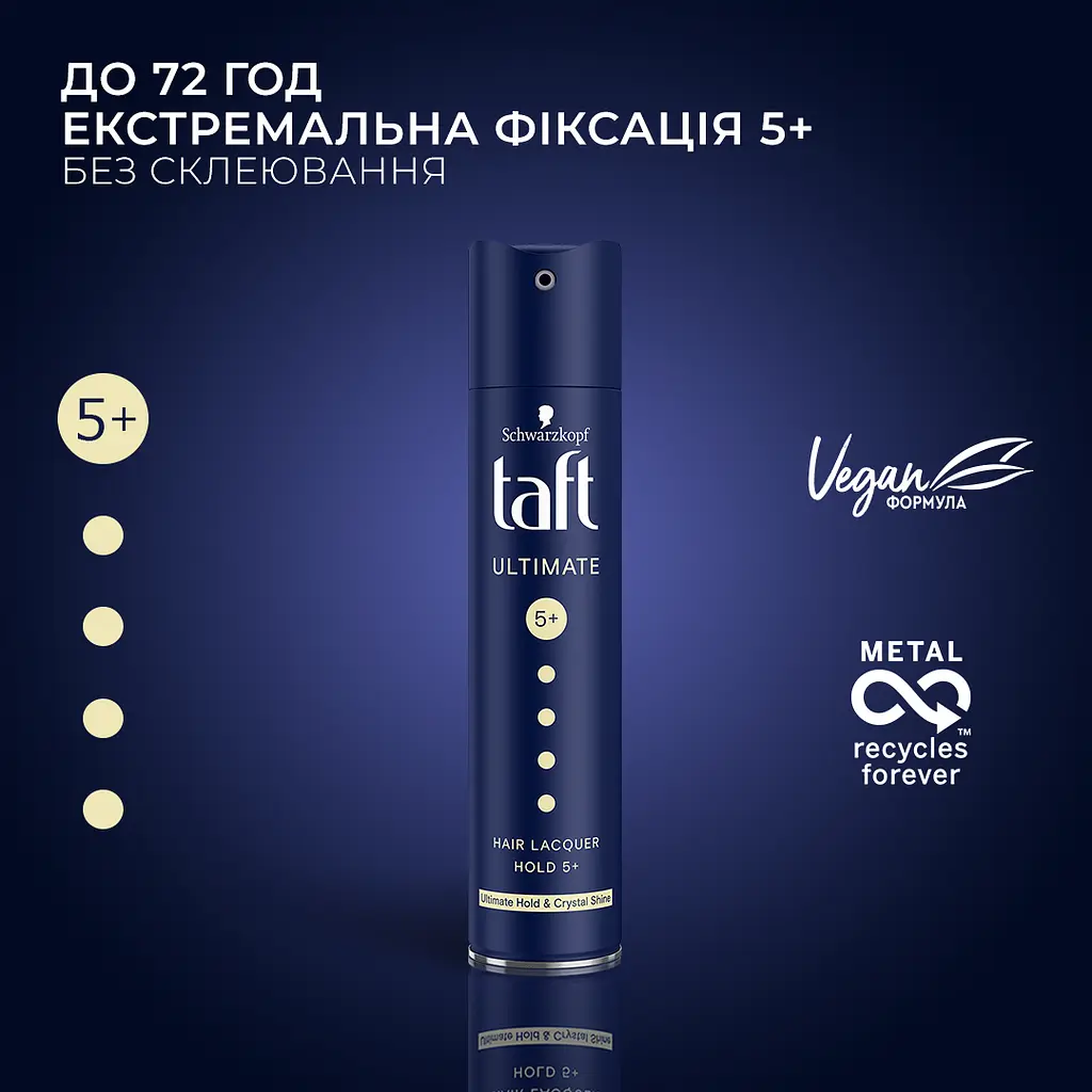 Лак для волосся Taft Ultimate 5+, 250 мл - фото 3