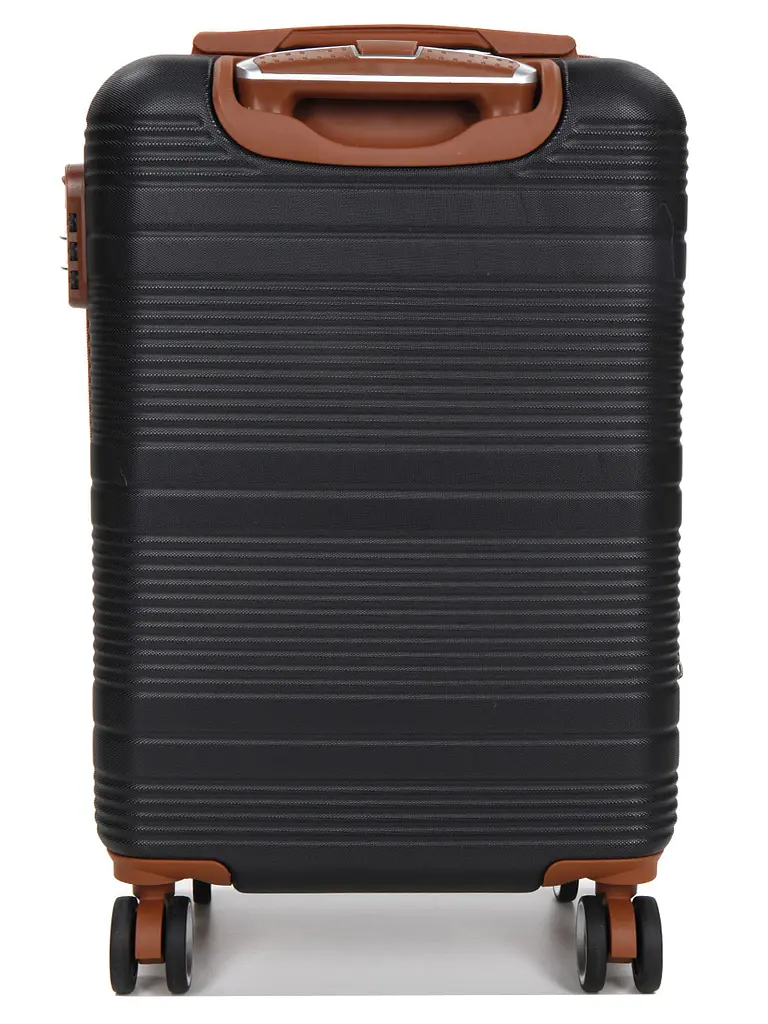 Валіза маленька S ABS-пластик Worldline Airtex 629 56×36×22см 38л Чорна - фото 4