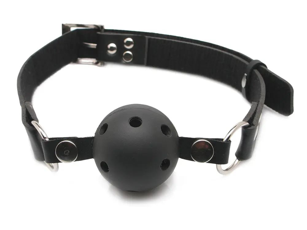 FFSLE Breathable Ball Gag Blac - фото 2