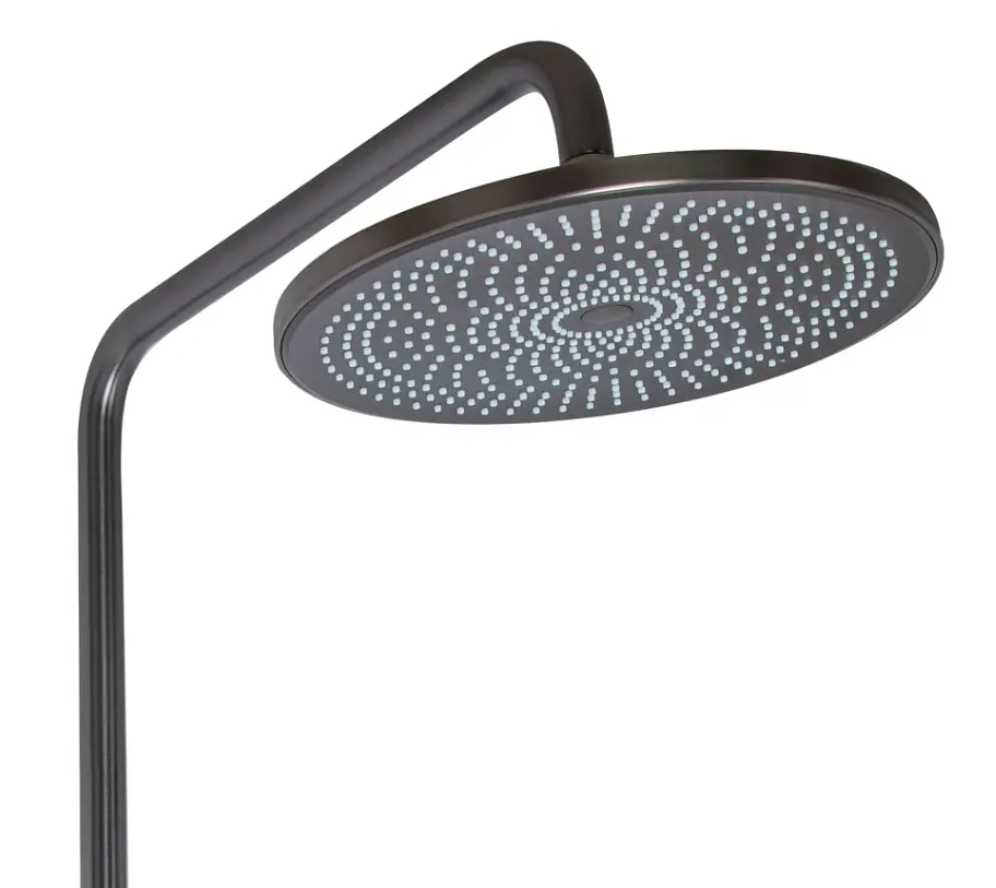 Душова система універсальна Qtap Slavonice Gunmetal Black PVD з виливом QTSLA111GMB45910 - фото 5