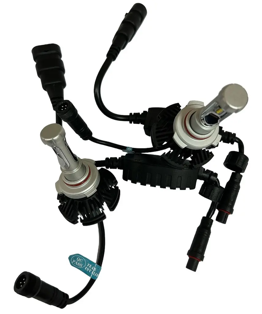 Комплект світлодіодних ламп Guarand 7S HB3 (9005) H10 ZES 5000k 6000Lm 12-24v - фото 4