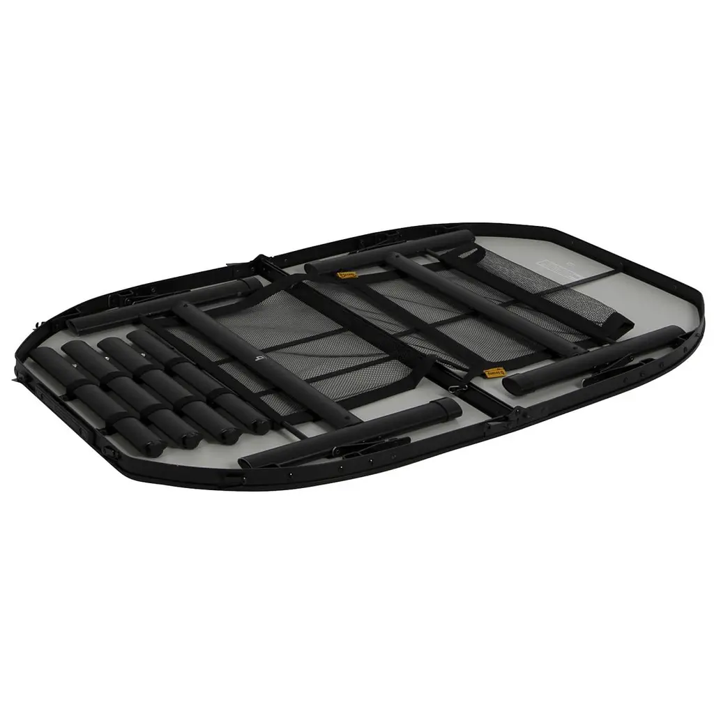 Стіл Bo-Camp Northgate Oval 120x80 cm Black/Grey (1404187) - фото 6