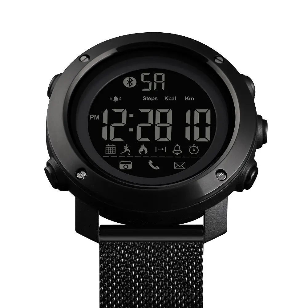 Спортивний годинник Skmei Smart 1462 Revolution смарт-годинник Чорний - фото 4