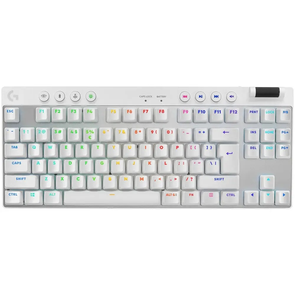 Клавиатура игровая Logitech G Pro X TKL Lightspeed Tactile White (920-012148) - фото 2