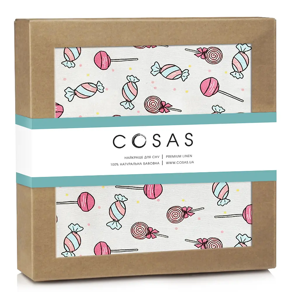Фланелеві пелюшки 80х100 LOLLIPOPS COSAS (4822052099070)