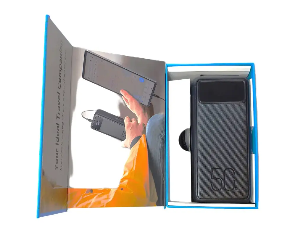 Павербанк Veger Tank Boost 56000mAh 207Wh PD 130W, Type-C (20V/5A), QC 3.0, PPS, 3×USB, ліхтарик - фото 4