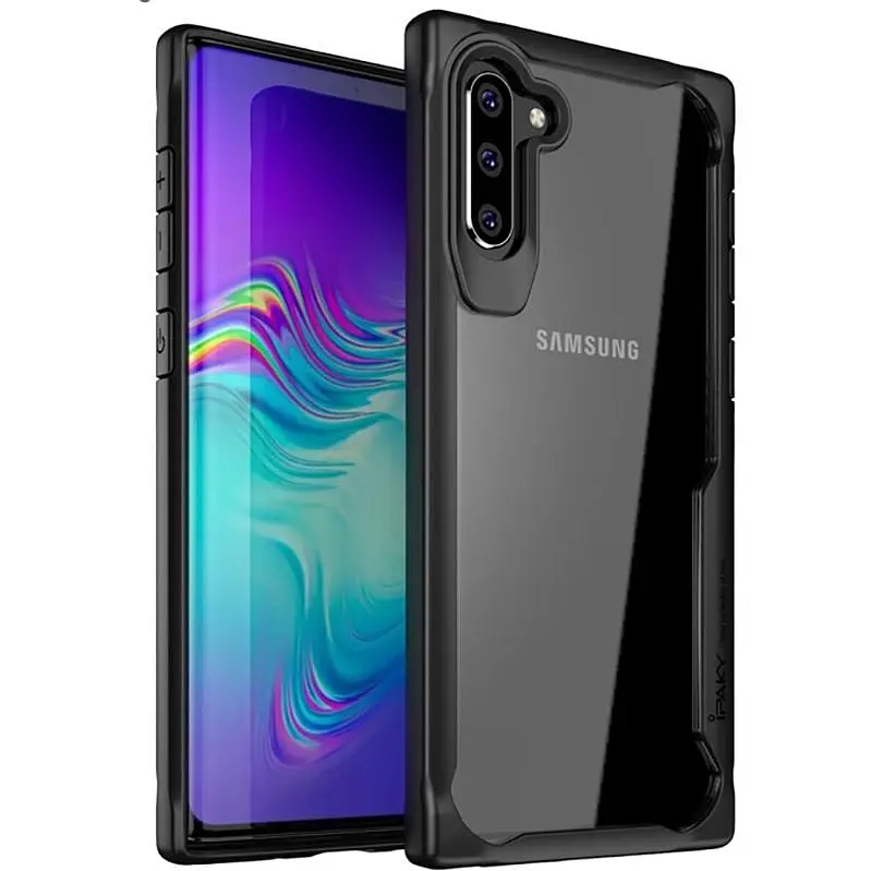 Чохол-накладка iPaky Cucoloris Series/TPU Frame Anti-Scratch PC Case Samsung N970F Galaxy Note 10 Black - фото 2