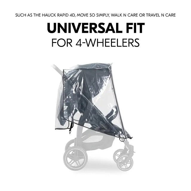 Дождевик Hauck Pushchair Raincover 4W (55077-9) - фото 5