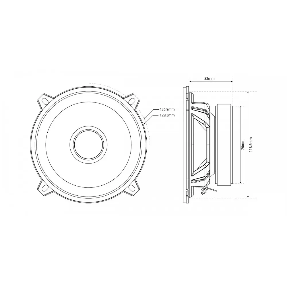 Компонентна акустика MTX TX450S - фото 5