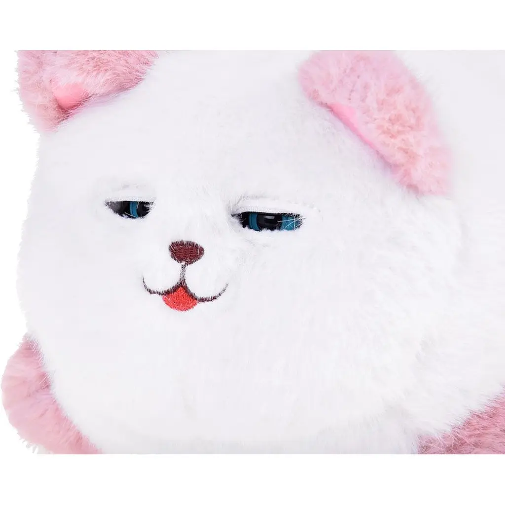 Интерактивная мягкая игрушка AiDA Smart Blinking Cat бело-розовая (AD54081) - фото 10