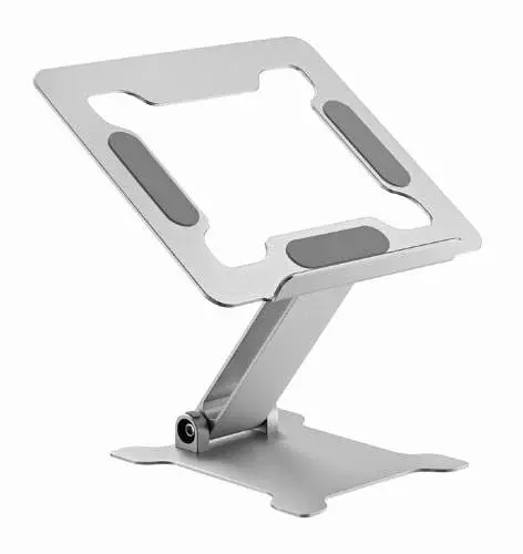 Підставка для ноутбука до 15.6" Gembird NBS-D1-03, Silver, алюмінієва - фото 2