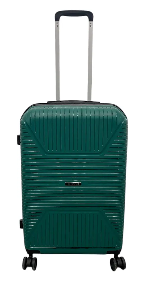 Валіза середня Worldline Airtex 291 поліпропілен M Зелений - фото 2