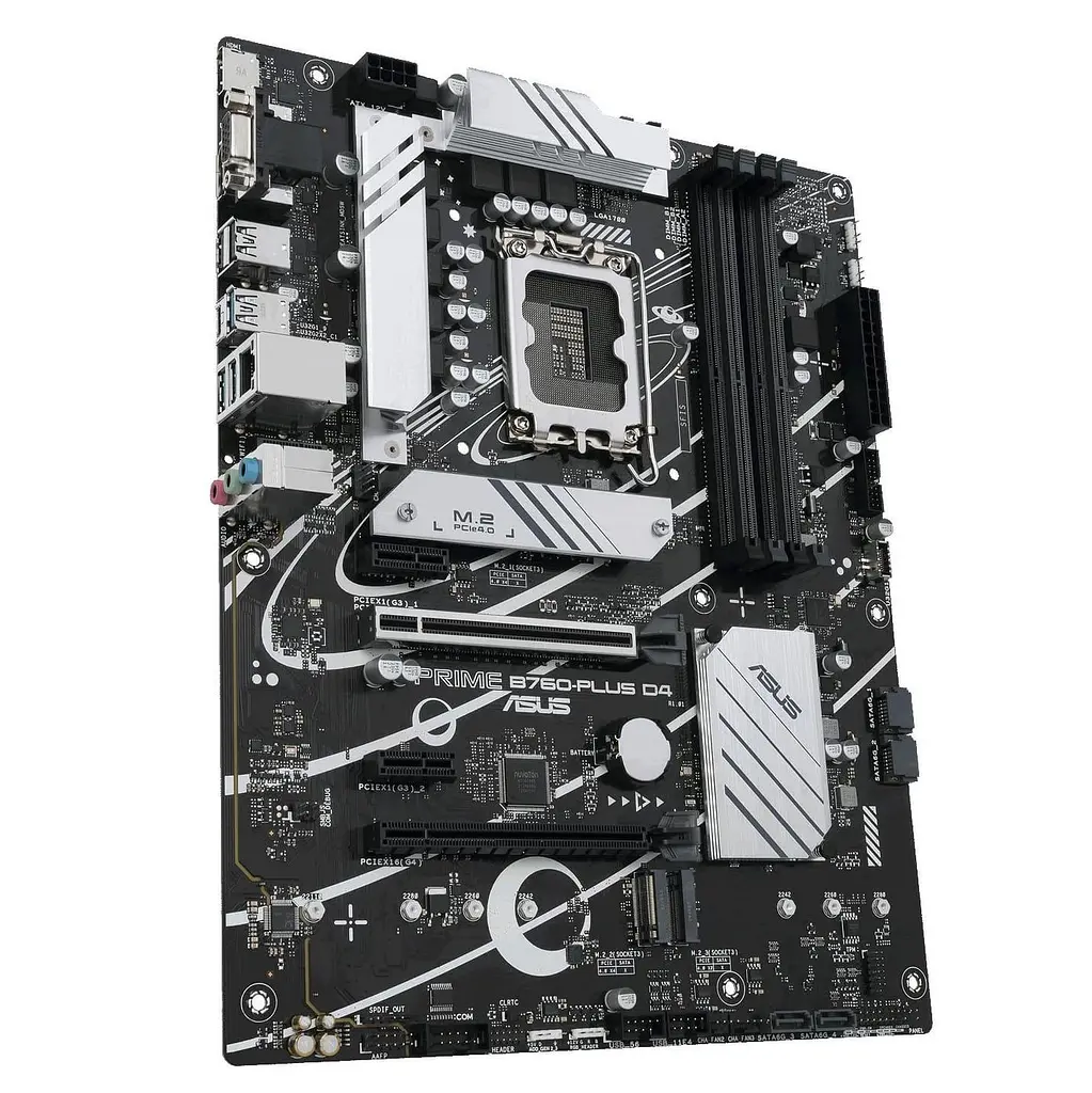 Материнська плата ASUS PRIME B760-PLUS D4 (PRIME B760-PLUS D4) (Socket 1700, Intel B760, ATX) - фото 4