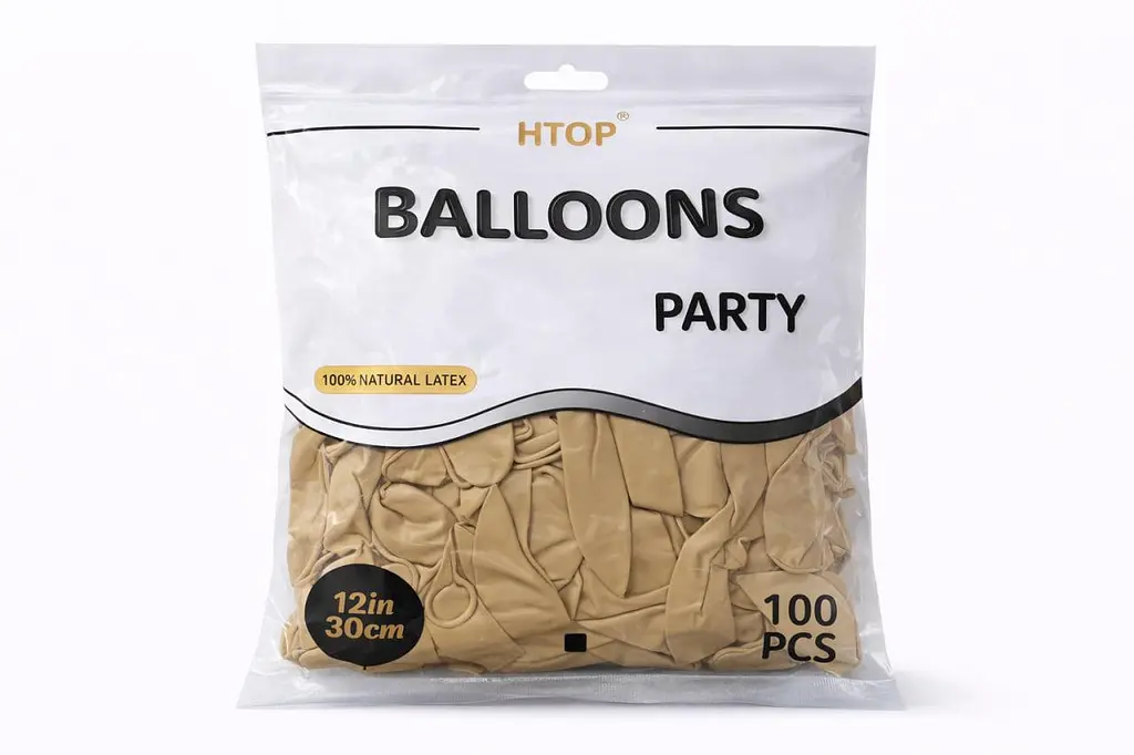 Надувні кульки набір 100 шт. HTOP Balloons Party 12 дюймів товари для свята дня народження Коричневий - фото 2