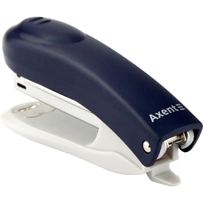 Степлер канцелярский Axent Welle-2 №10/5, 12 листов синий (4812-02-A) - фото 2