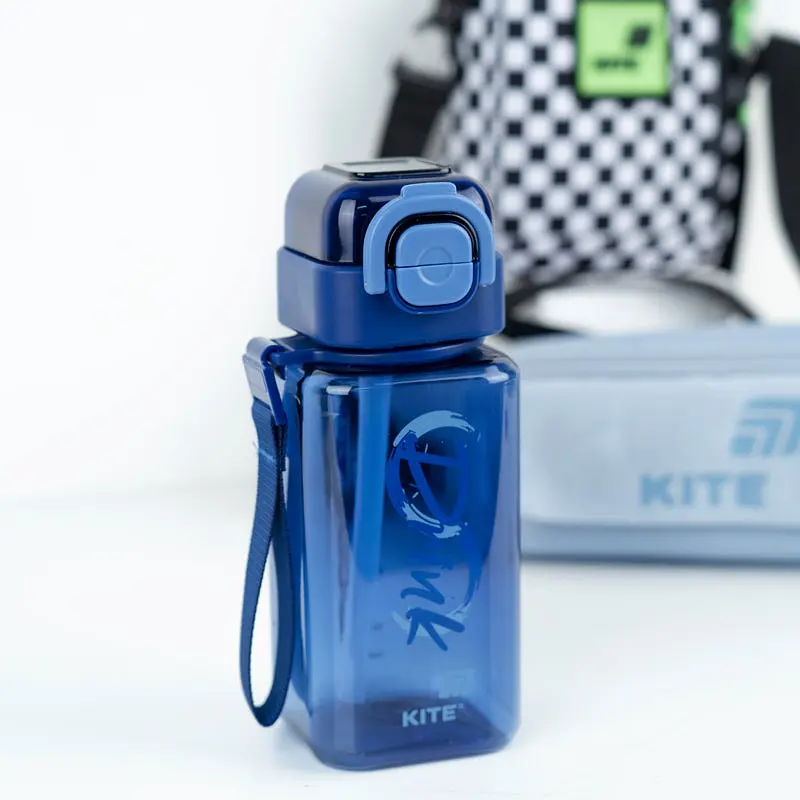 Пляшка для води Kite 620 мл синя (K26-1273-1) - фото 5